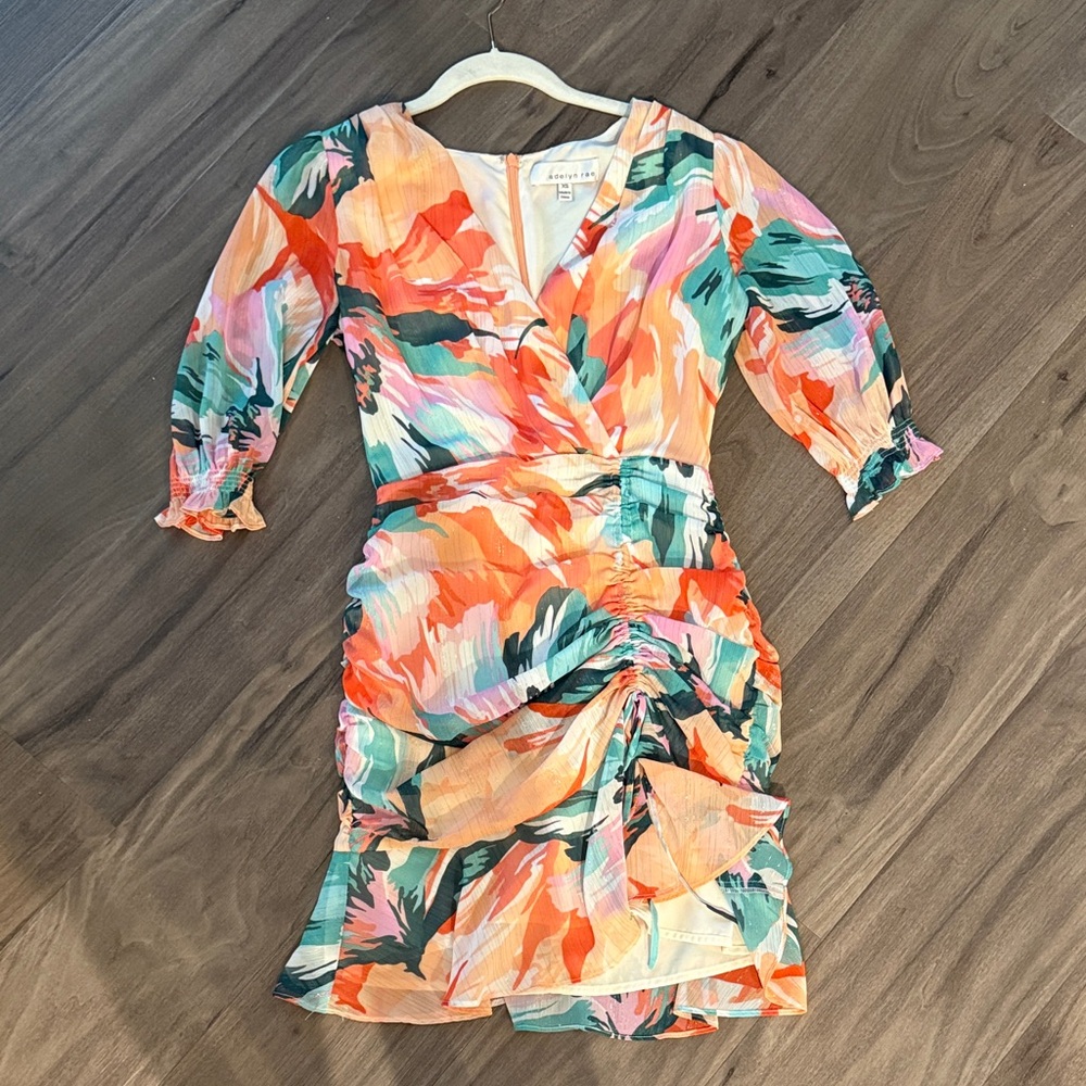 Adelyn Rae Multicolor Floral Dress